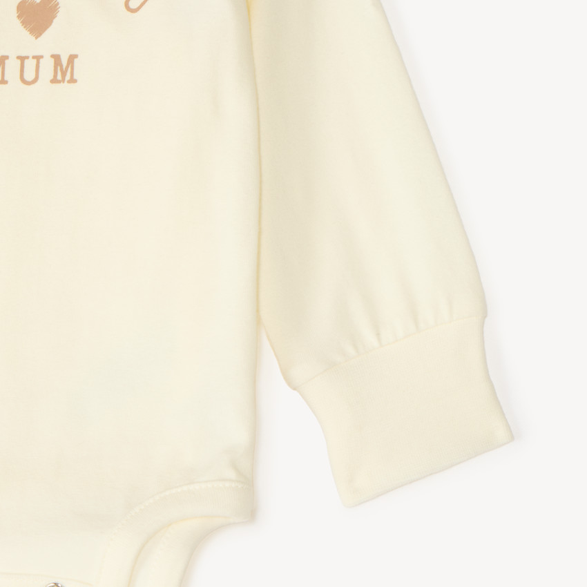 Set van 2 evoluerende lange mouw bodies voor babymeisjes 