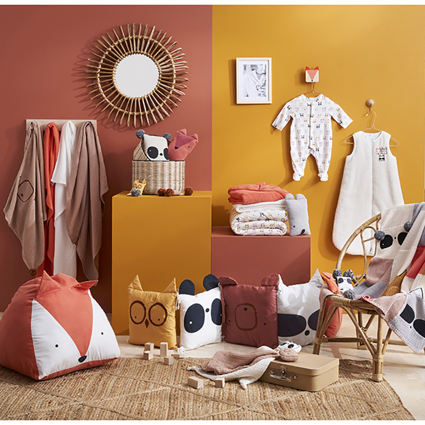 Dors-bien Ethnic animals en jersey à animaux imprimés 