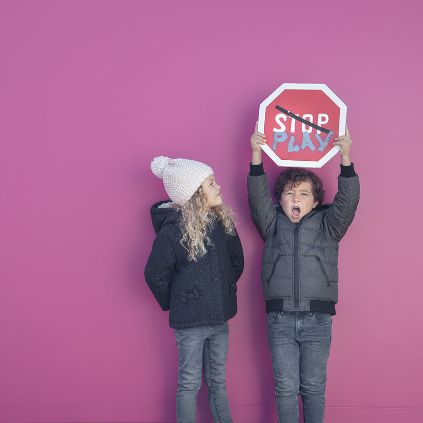 Donsjas met microfleece voering voor jongens 