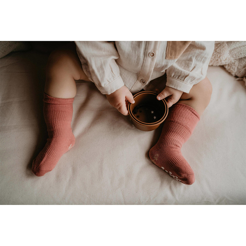 Chaussettes antidérapantes Dusty Clay 18-24M 