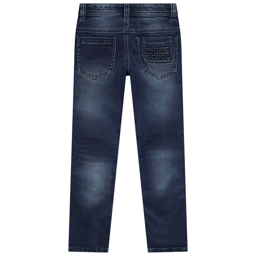 Jeans denim avec bandes sur le côté pour garçon 