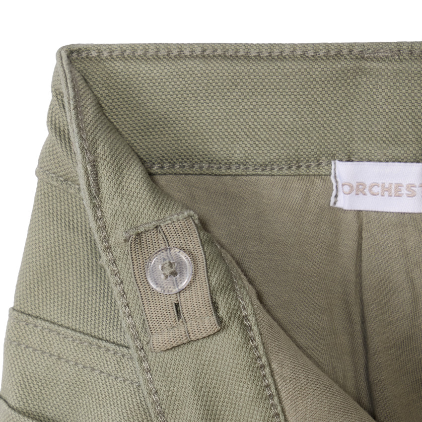 Pantalon en toile unie doublée garçon 