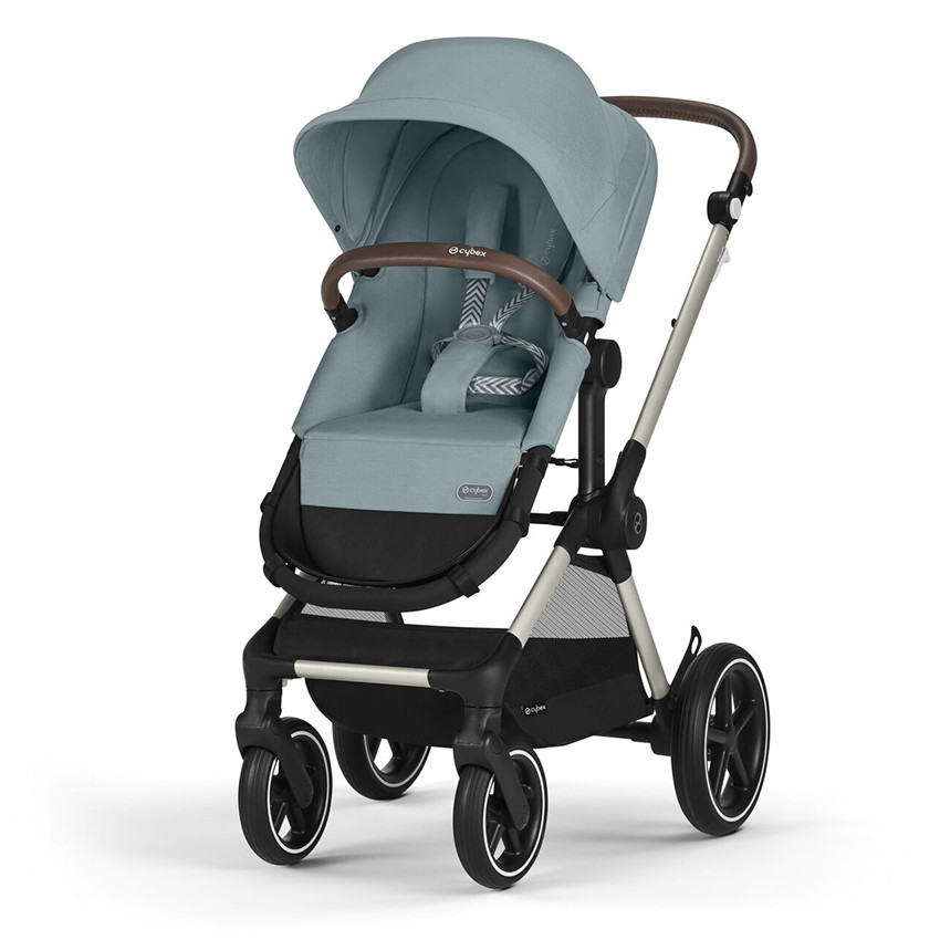 Kinderwagen Eos Lux Taupe 2-in-1 Sky Blue 