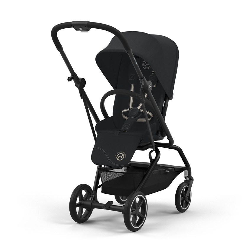 Kinderwagen Eezy S Twist+ 2 met rotatieve zitting Black/Magic Black 