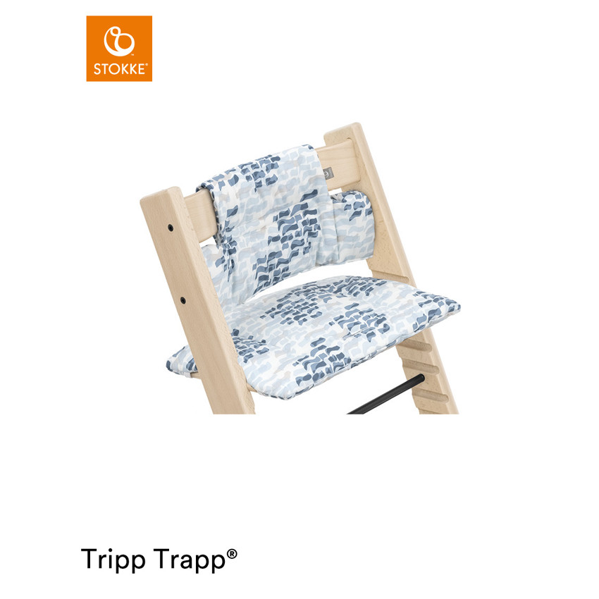 Coussin pour chaise haute Tripp Trapp - Waves Blue 