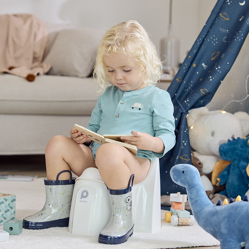 Pot d'apprentissage avec cuve amovible Bébélouga Blanc 