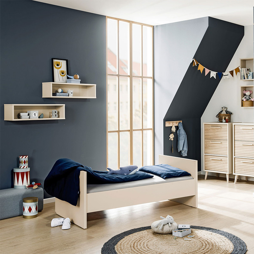 Ombouwpanelen voor omvormbaar bed 70 X 140cm Eefje Cashmere Beige 