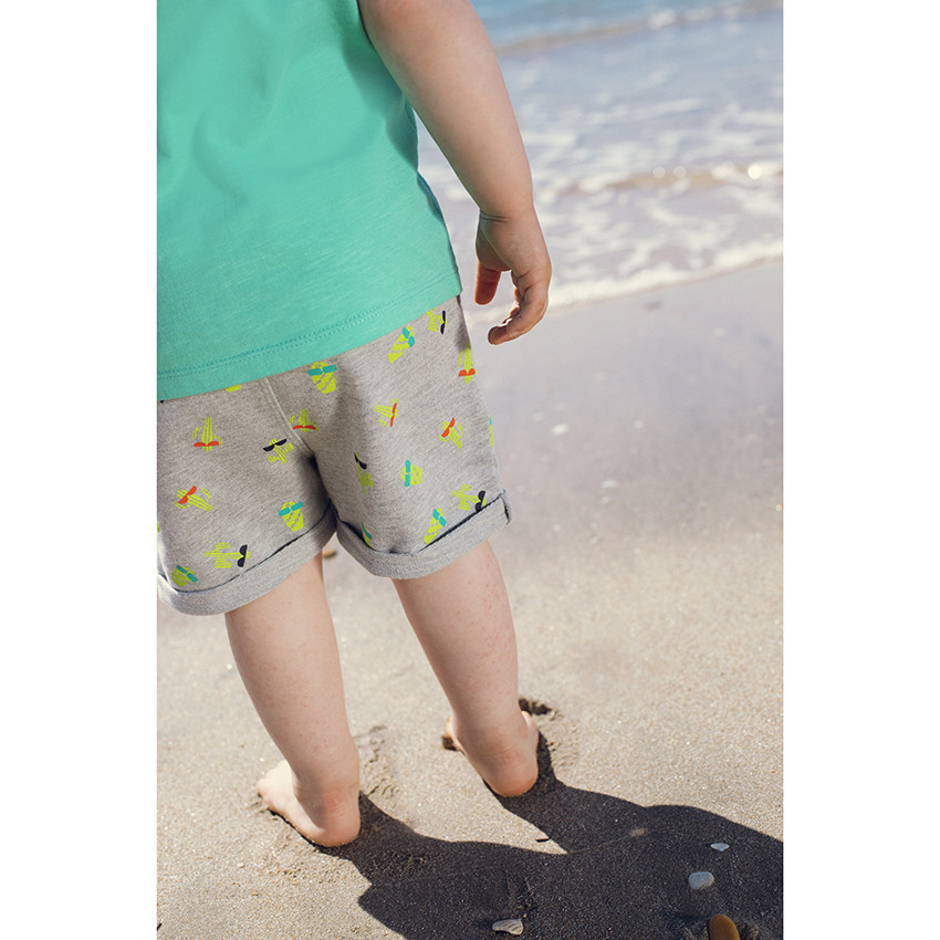 Ensemble avec débardeur et bermuda imprimé cactus pour bébé garçon 