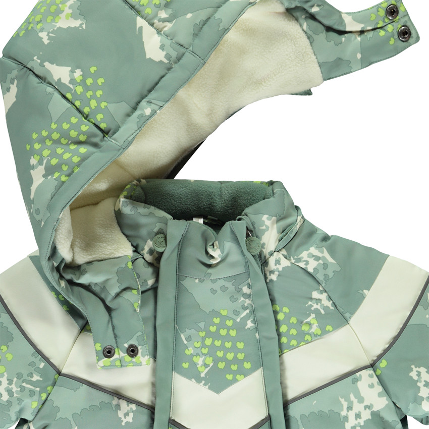 Combinaison de ski + capuche amovible pour bébé garçon 