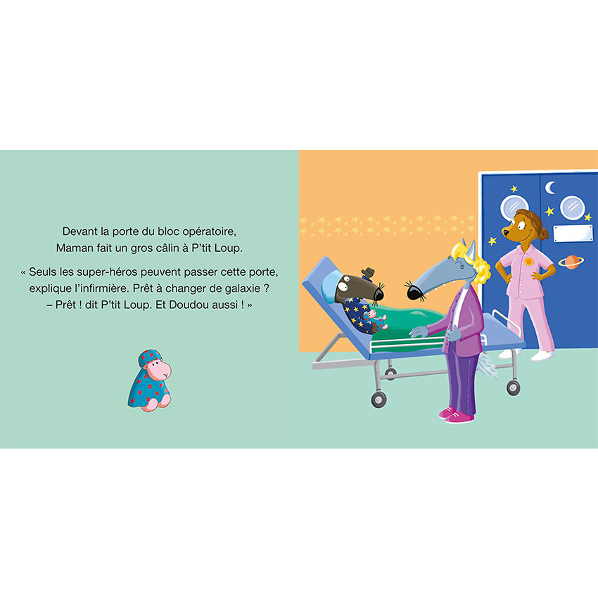 Boek FR P'tit Loup va à l'hôpital 2jaar+ 