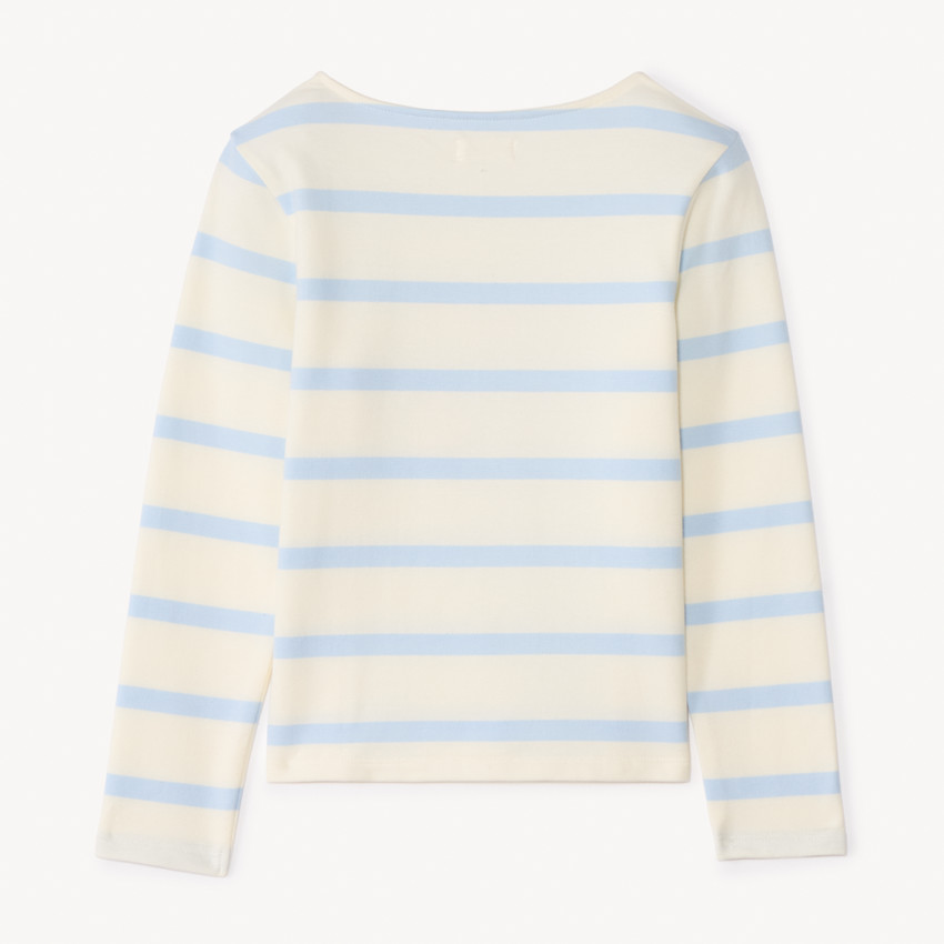 Marinière molletonnée print cerise pour fille 