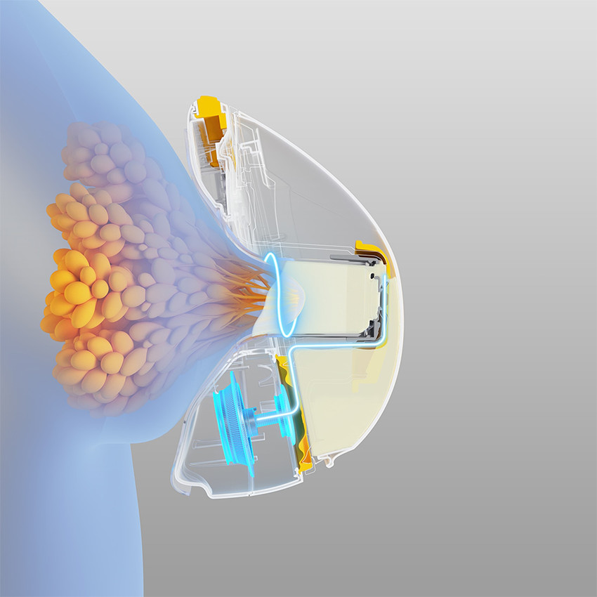 Borstkolf Magic InBra™ Single draagbaar electrisch handsfree  