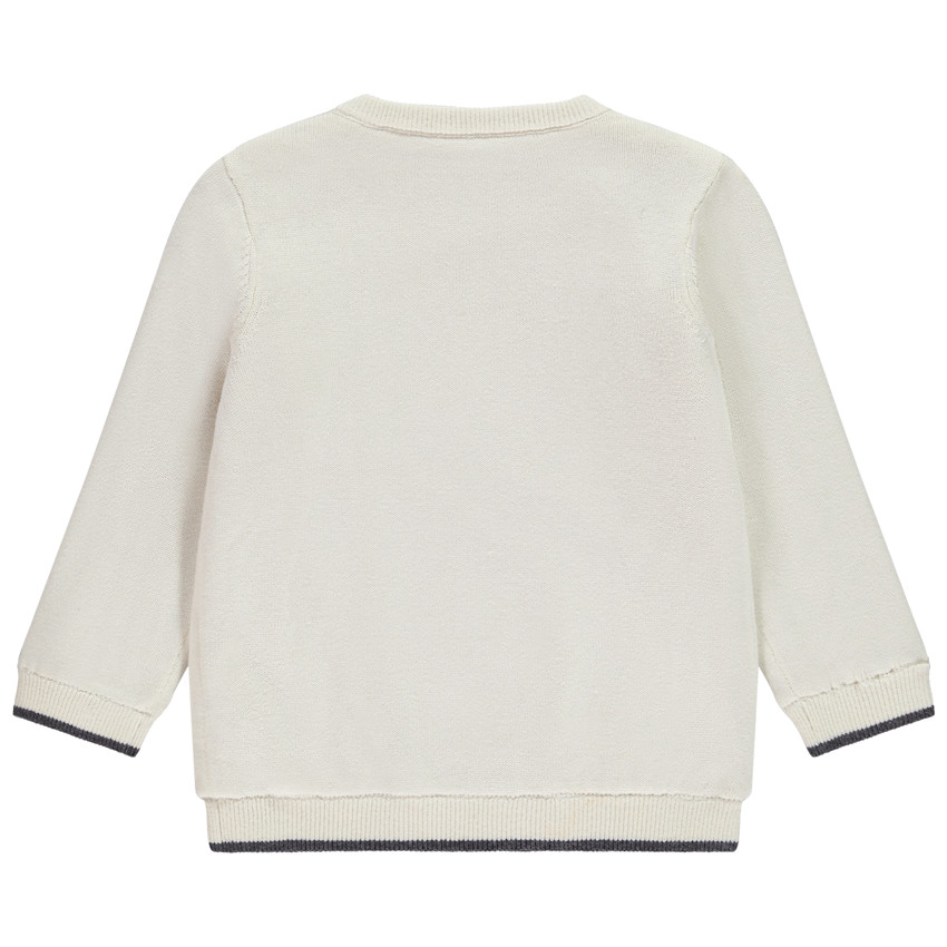 Fluwelen trui met geborduurde rendier voor baby jongen 