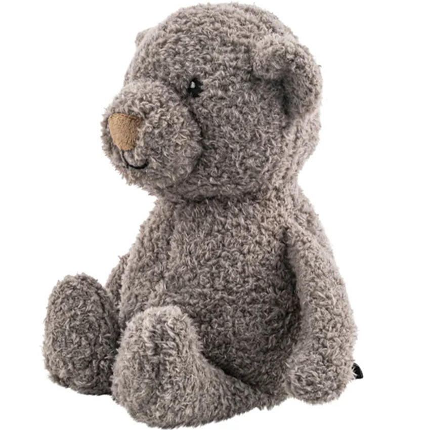 Nachtlamp - lichtgevende knuffel - Lou de beer -Grijs - oplaadbaar - 3 kleuren 