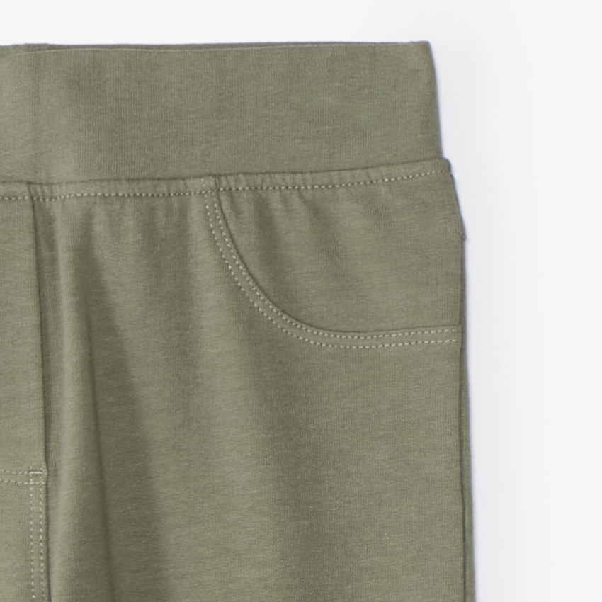 Jegging uni en maille fille 
