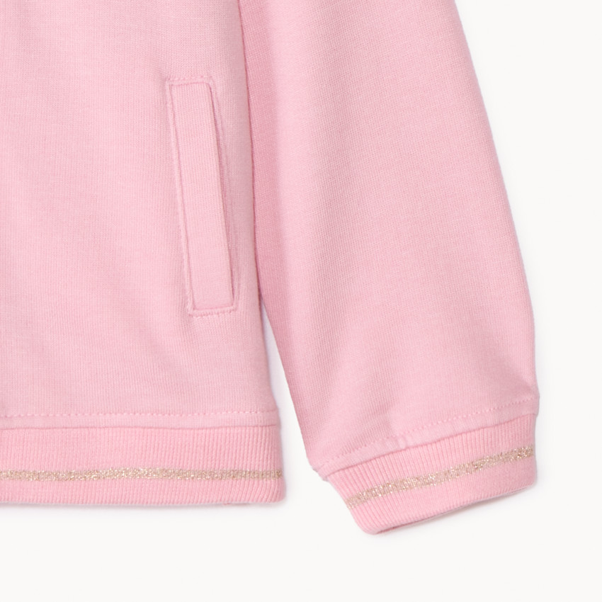 Ludiek fleece vest met capuchon voor meisje baby 