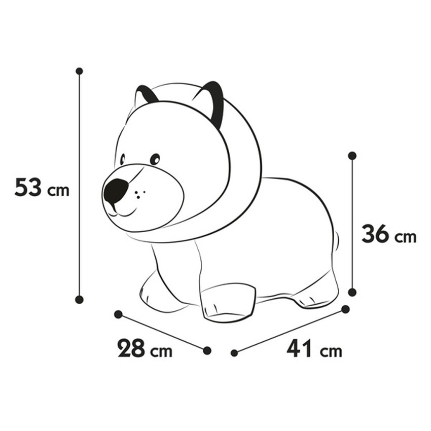 Lion rebondissant ballon sauteur en tissus 18mois+ 