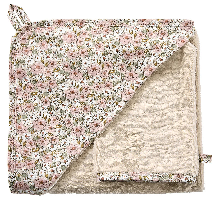Cape de bain + gant de toilette Afternoon Tea Biscuit Liberty 