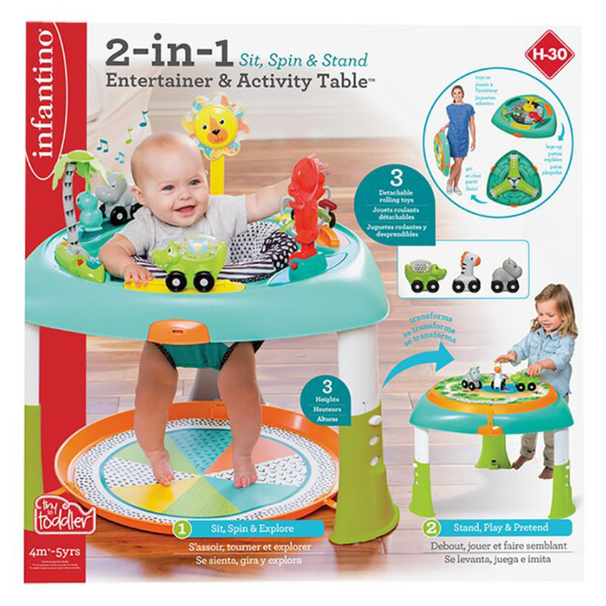 Table d’activité 2-in-1 Sit, Spin & Stand 