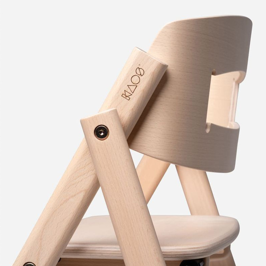 Hoge stoel Kaos Klapp evolutief opvouwbaar Eik 