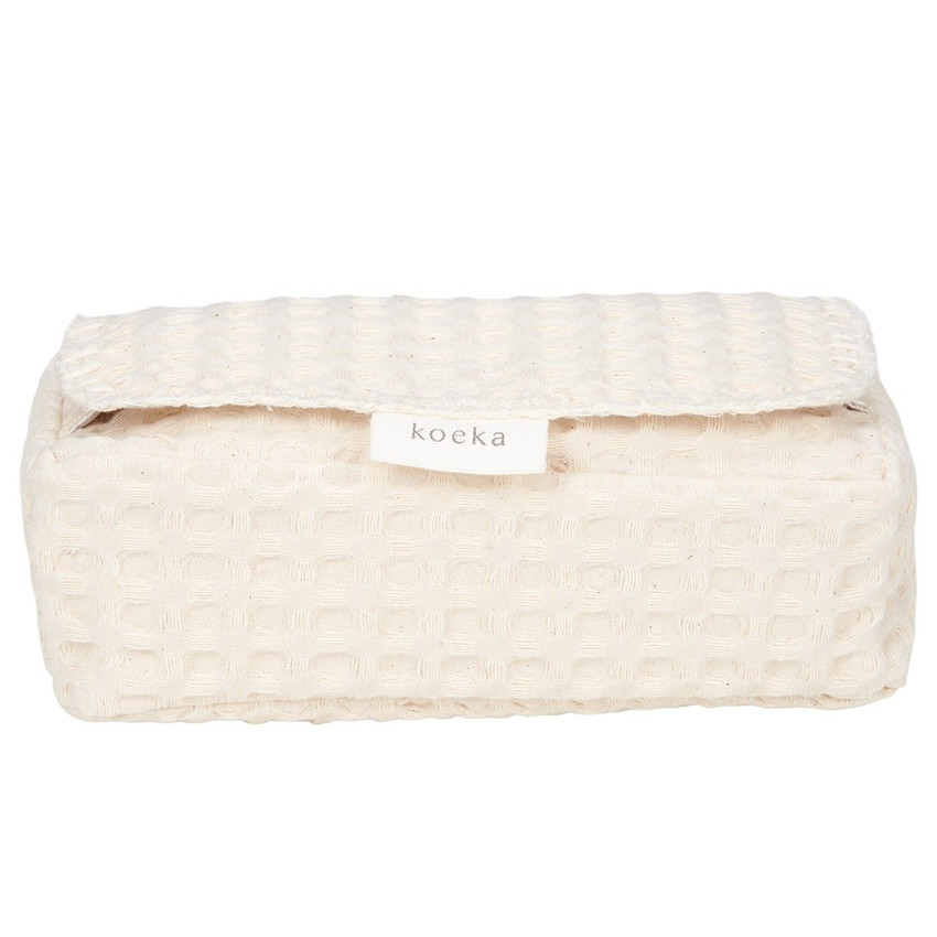 Housse de lingettes humides Gaufré Anwerp Natural 
