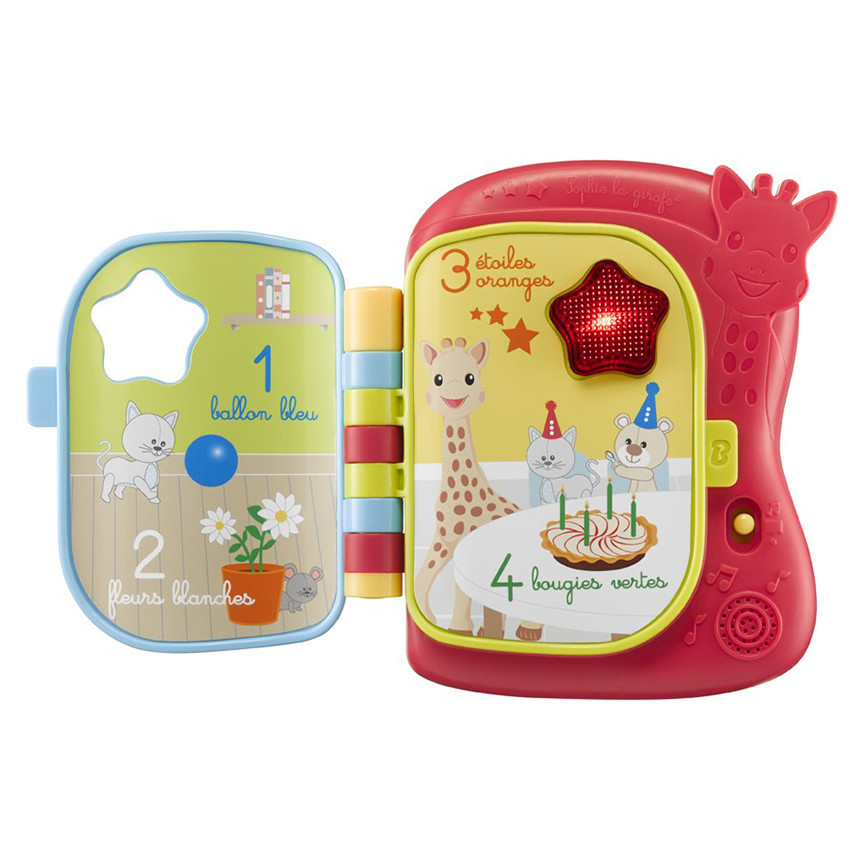 Livre musical et lumineux - Sophie la girafe 