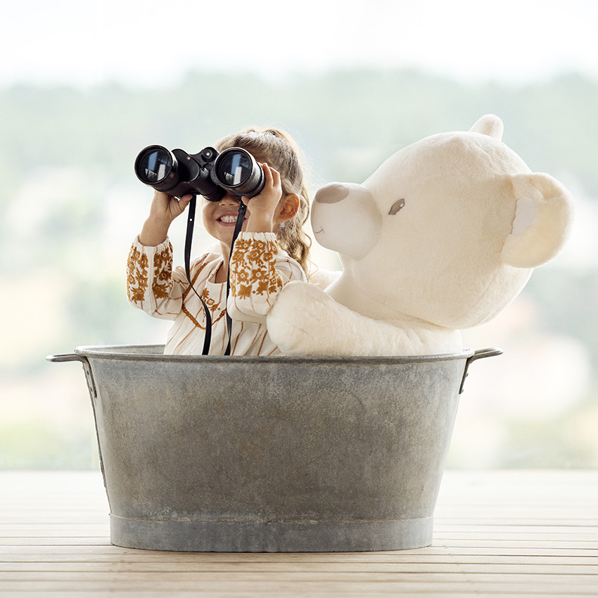 Léon l'Ourson en peluche 60 cm 