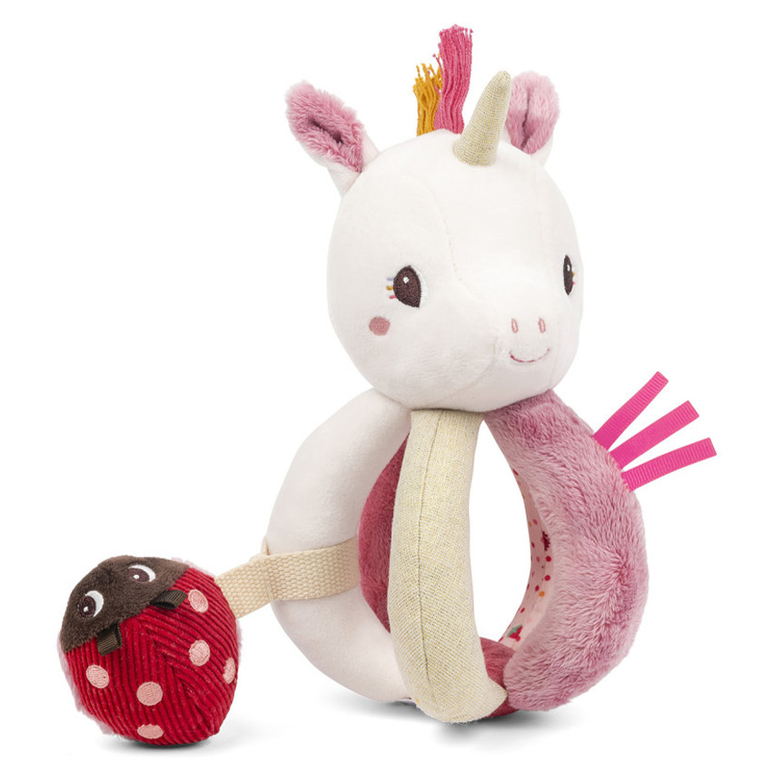 Hochet à poignées Lena la Licorne 