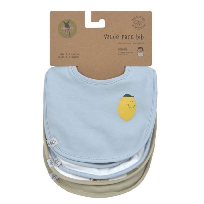 Set van 5 slabben waterproof Happy Fruits Lemon 3-18m 