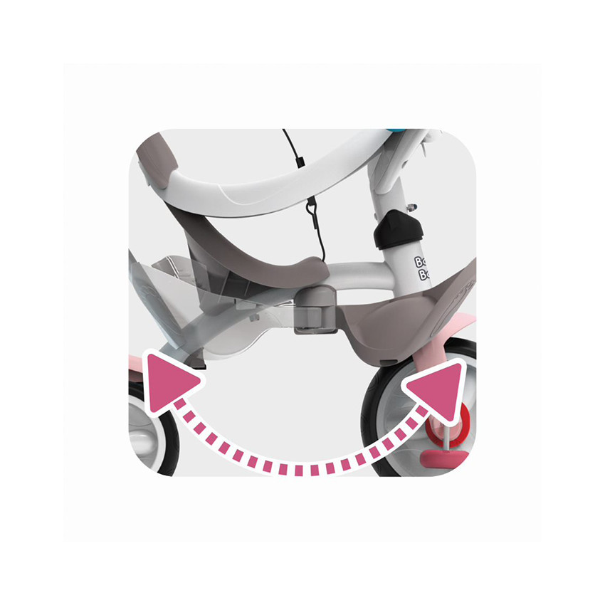 Tricycle Baby Balade Plus - Rose  