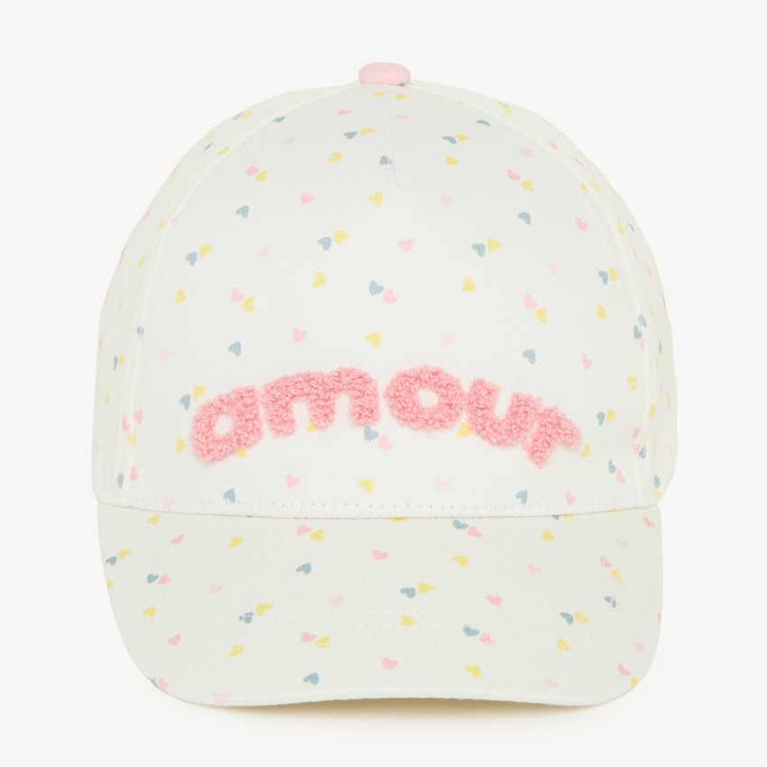 Petits capuchons avec patch boucle pour fille. 