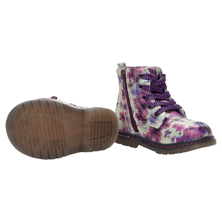 Pantoffels met schubeffect en bloemenprint "all-over" van 24 tot 29 