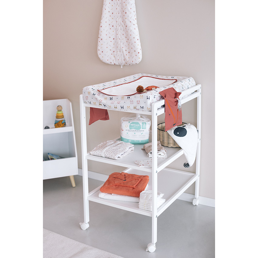 Hoes voor de verschoningsmat in popeline Ethnic animals 