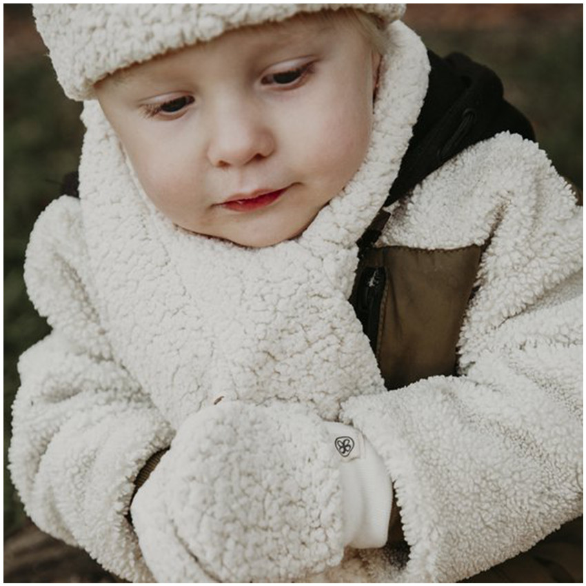 Sjaal Teddy 6-18m Off White 