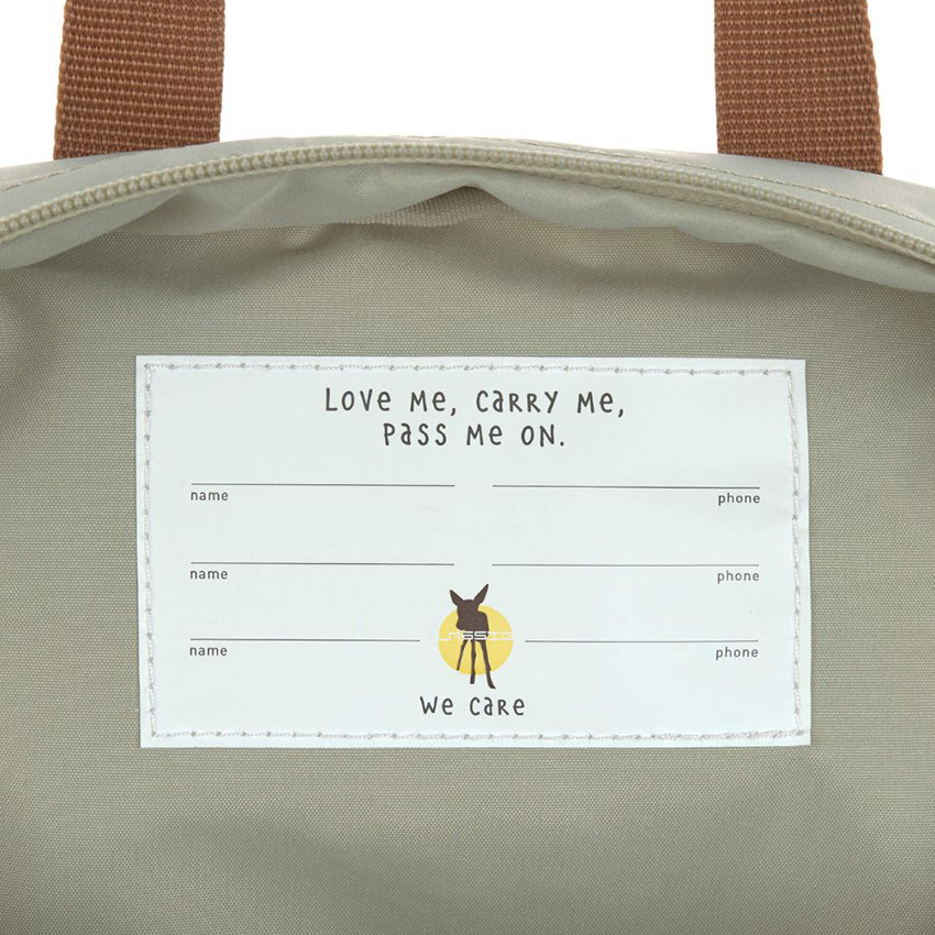 Mini sac à dos carré Little Gang Light Kaki 