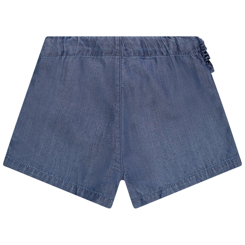 Short en lyocell à effet noué devant 