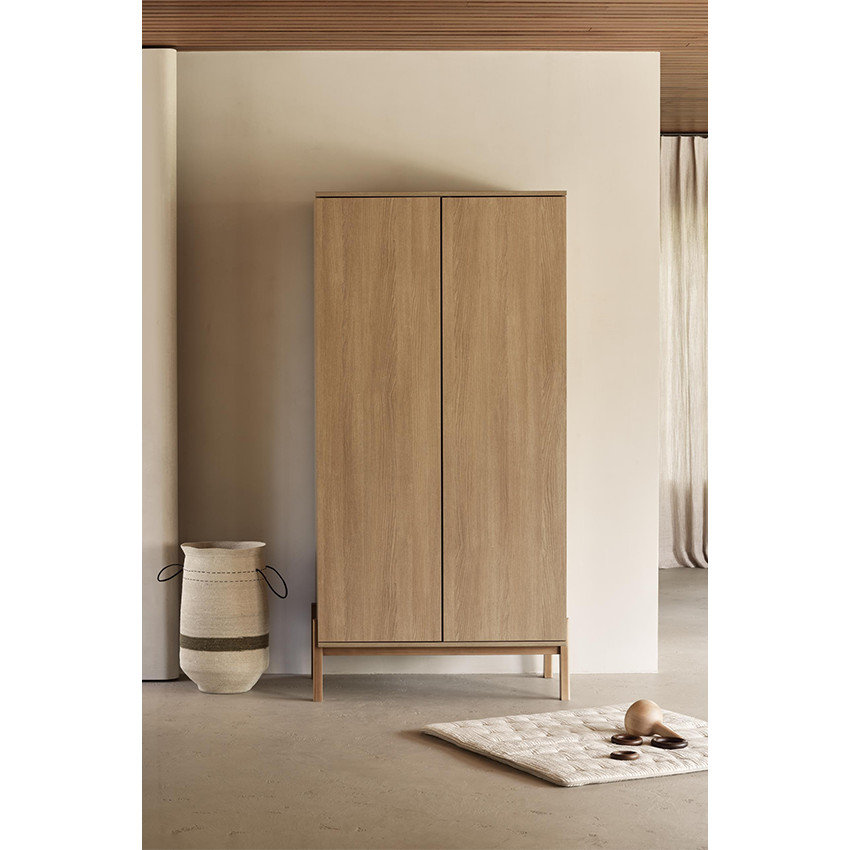 Armoire Ashi 2 portes Honey Ash 