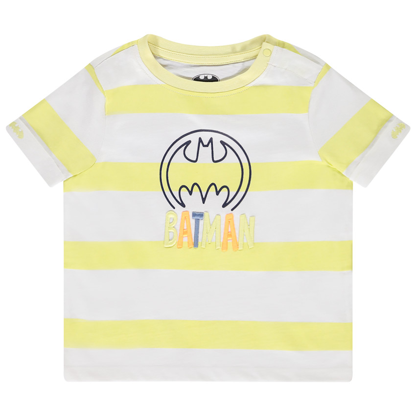 T-shirt manches courtes Batman Warner à broderie pour bébé garçon 