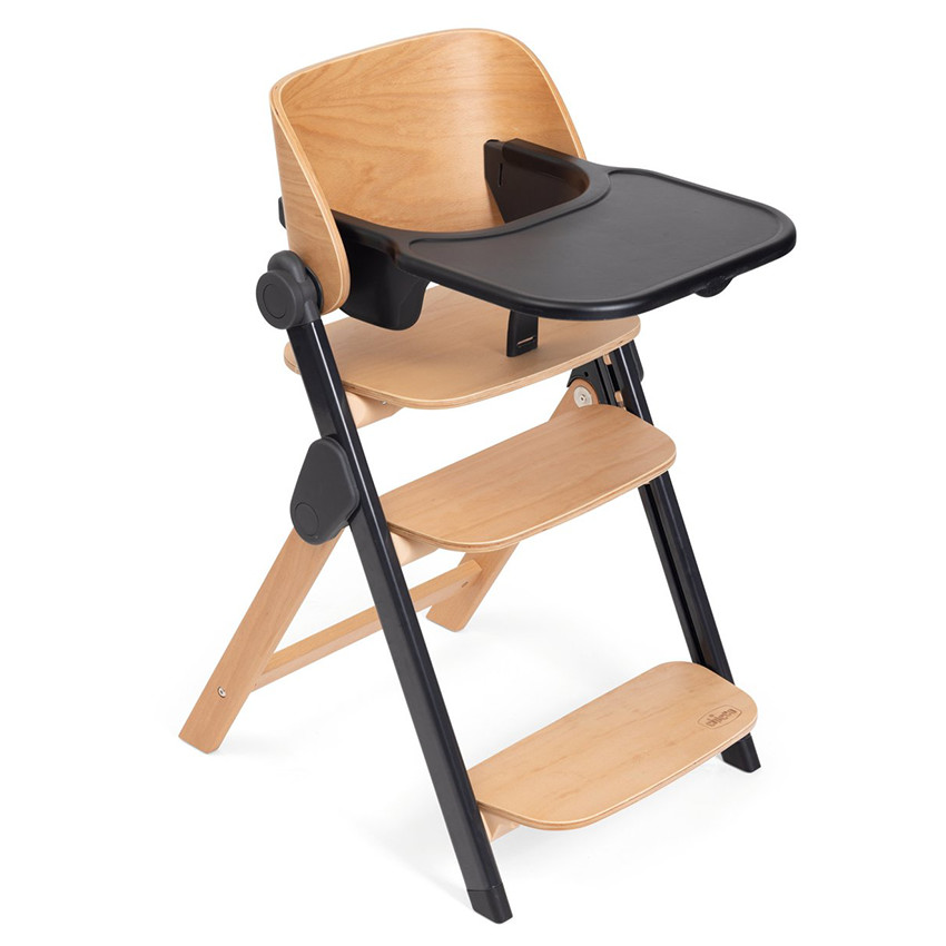 Hoge stoel Meraviglia meegroeiend & verstelbaar Ebony 