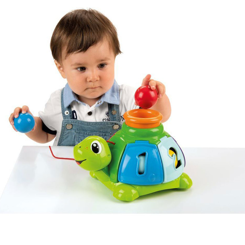 Speelgoed om te oefenen - Schildpad met ballen 