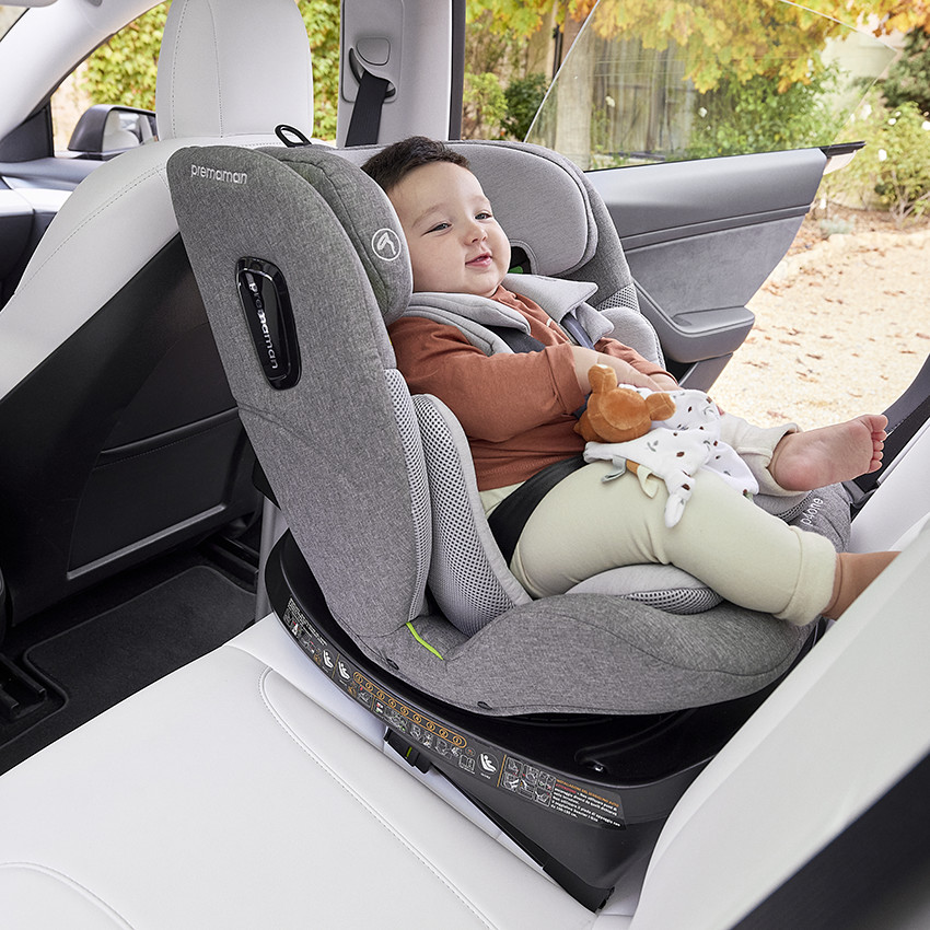 Autostoel draaibaar i-Size 40-150 cm P4One Xelium grijs 