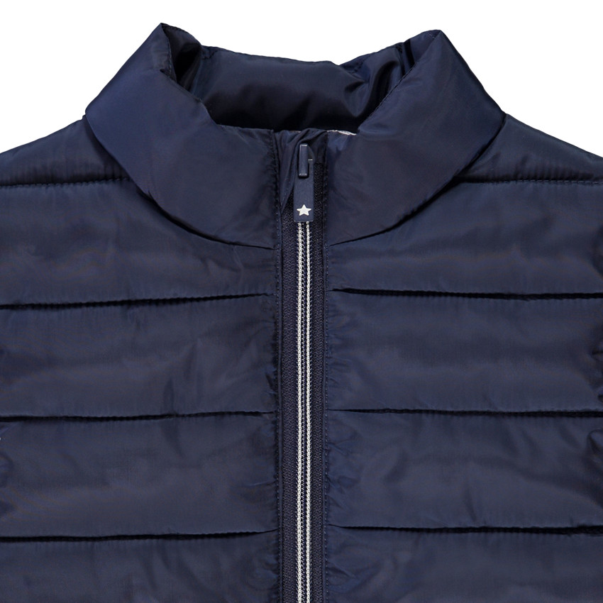 Doudoune sans manches matelassée unie pour garçon 