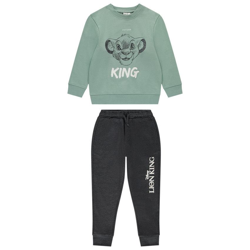 Joggingensemble + sweatshirt Simba Disney voor jongen 