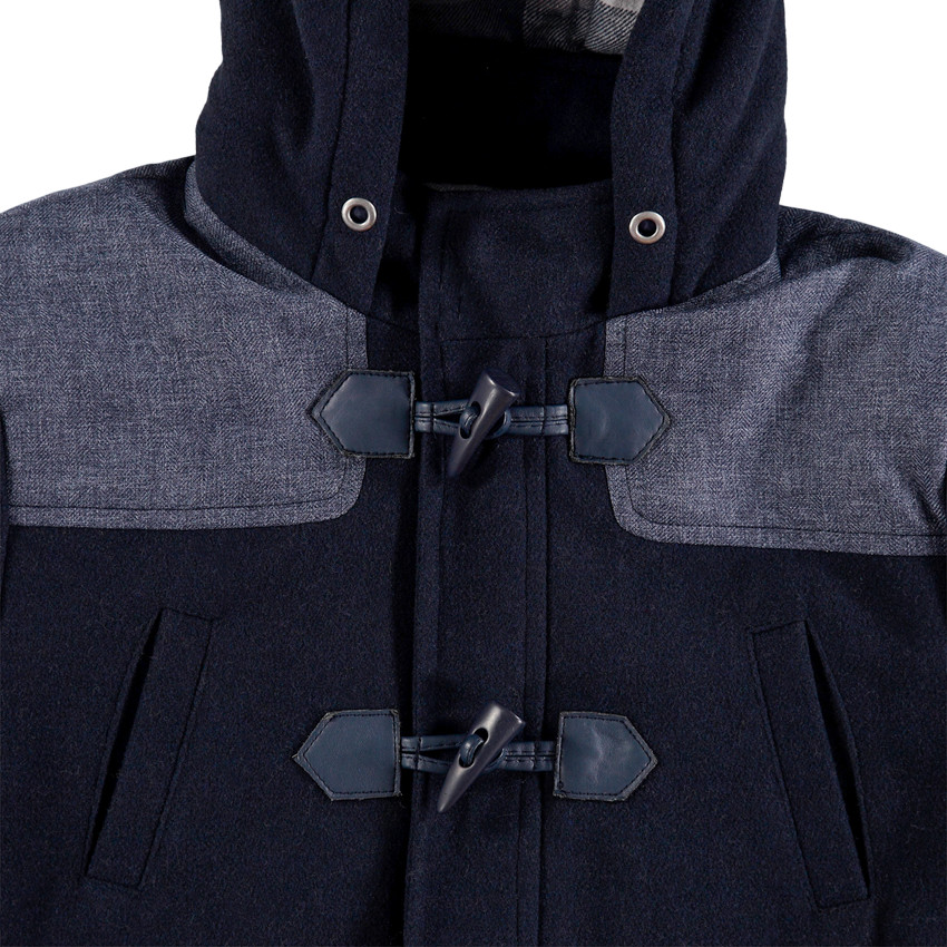 Manteau en drap de laine pour enfant garçon 