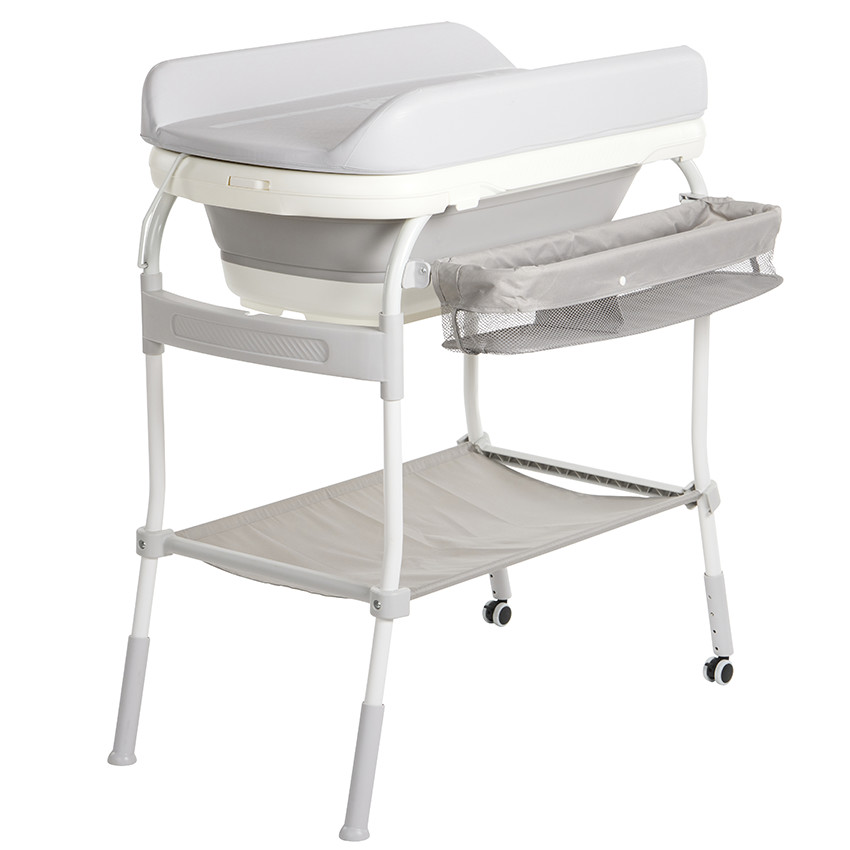 Table à langer 2 en 1 avec baignoire Splash Up 2.0 gris 