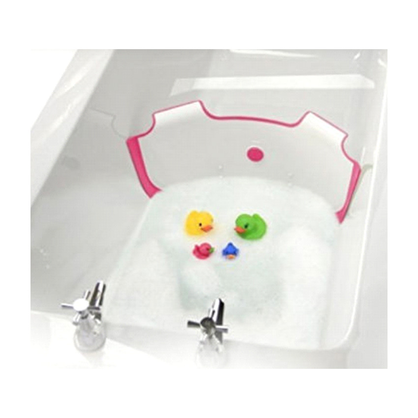 Réducteur de bain - Blanc/Rose 