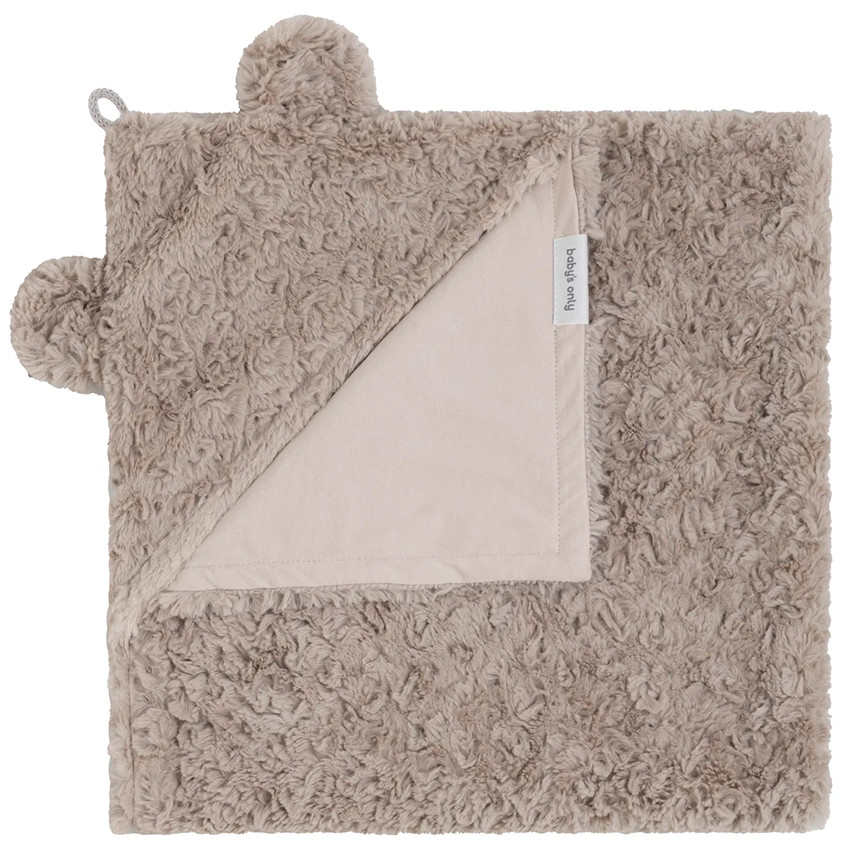 Couverture enveloppante avec oreilles Snow - Taupe 75x75 cm 
