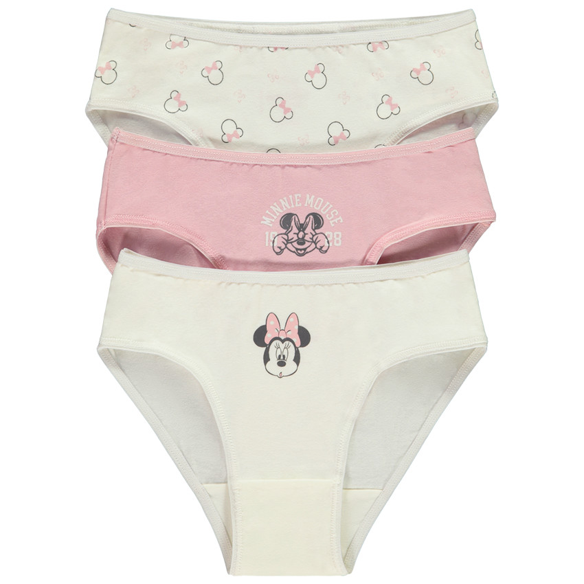 Set van 3 onderbroeken Minnie Disney voor meisjes 