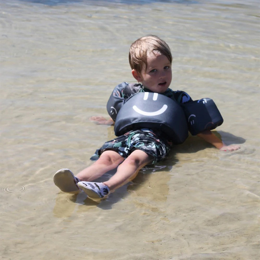 Puddle Jumper 3/6 Jaar Smiley Grey 