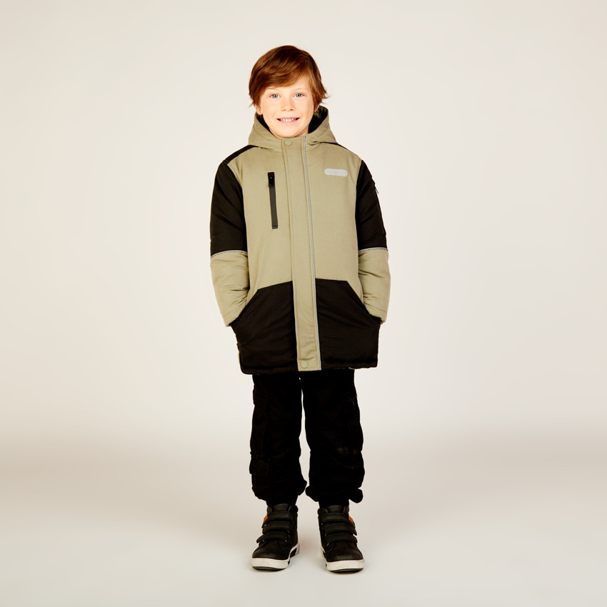 2-in-1 parka met sherpa vest voor jongens 